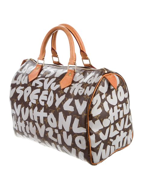 Louis Vuitton speedy graffiti bag